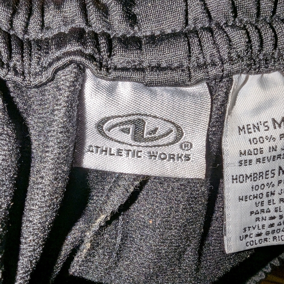 Black Relaxed Fit Sweatpants with Elastic Waistband - Picture 7 of 9